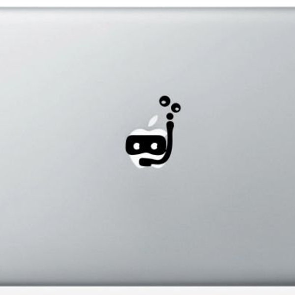 Stickers plongeur Mac