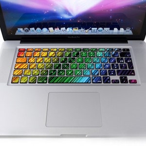 Stickers keyboard for MacBook Arc in sky