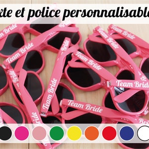 x10 Personalized glasses EVJF bachelorette party sun hen party boy shipping 48 hours made in France