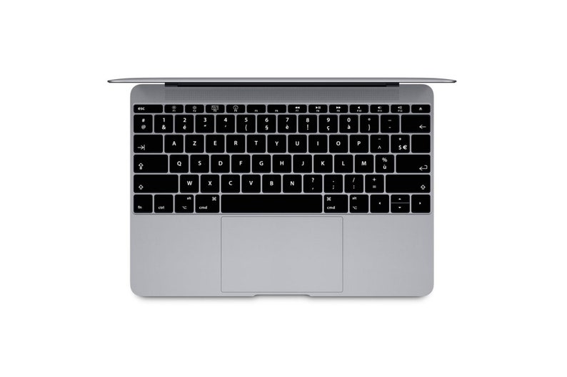 QWERTY AZERTY conversion sticker MacBook Pro and Air Transform your qwerty keyboard into azerty with a sticker image 3