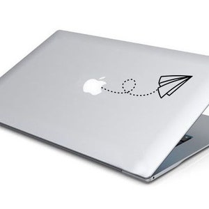 Origami plane to MacBook stickers image 2