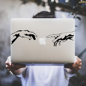 Stickers for Michelangelo The MacBook Pro Air Hands - Made in FRANCE - Same-day shipping - iSticker