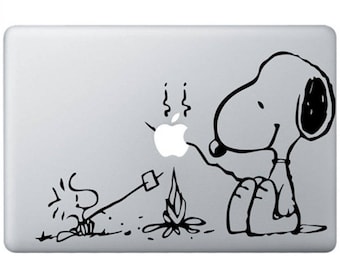 BBQ Fire Cartoon van i-Sticker: Stickers MacBook Pro Air laptop Mac Apple decoratie