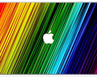 Skin Stickers Rainbow Colors Rainbow In Heaven for MacBook Pro Air Made In France