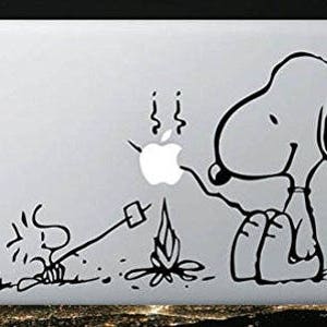 BBQ Fire Cartoon von i-Sticker: Aufkleber MacBook Pro Air Laptop Mac Apple Dekoration Bild 2