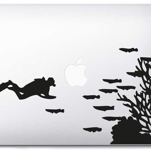 MacBook Pro Air Scuba Tauchaufkleber - Made in FRANKREICH - Versand am selben Tag - iSticker