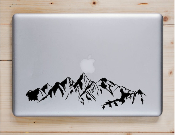 Montagnes par i-Sticker : Stickers autocollant MacBook Pro Air