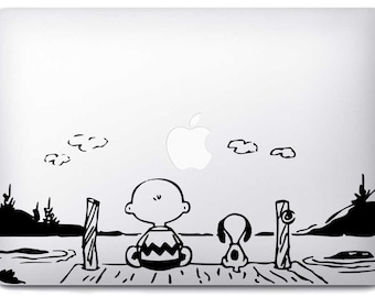 Dog Lake Stickers for MacBook Pro and Air - Express Delivery - Made in France