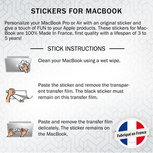 Stickers Lamp for MacBook Pro Air Made in France Express delivery image 5