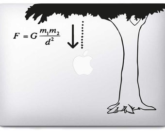 Sticker La pomme de Newton pour MacBook Pro Air