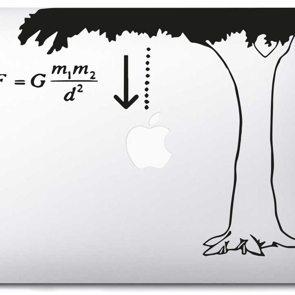 Sticker La pomme de Newton pour MacBook Pro Air