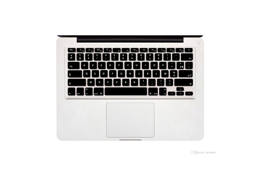 Sticker Autocollant AZERTY QWERTY pour Touches de Clavier d'Ordinateur  Portable