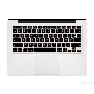 Protection clavier Noir Azerty macbook pro 13 A1708 sans touchbar