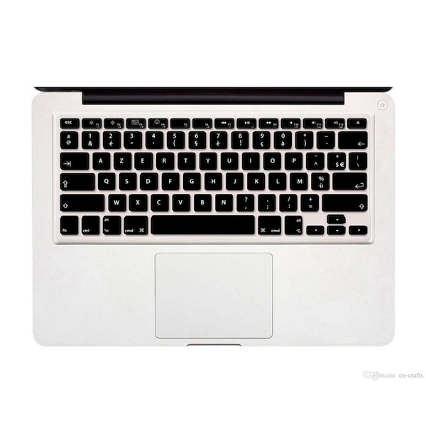 Sticker conversion QWERTY -> AZERTY MacBook Pro et Air - Transformer son clavier qwerty en azerty avec un stickers