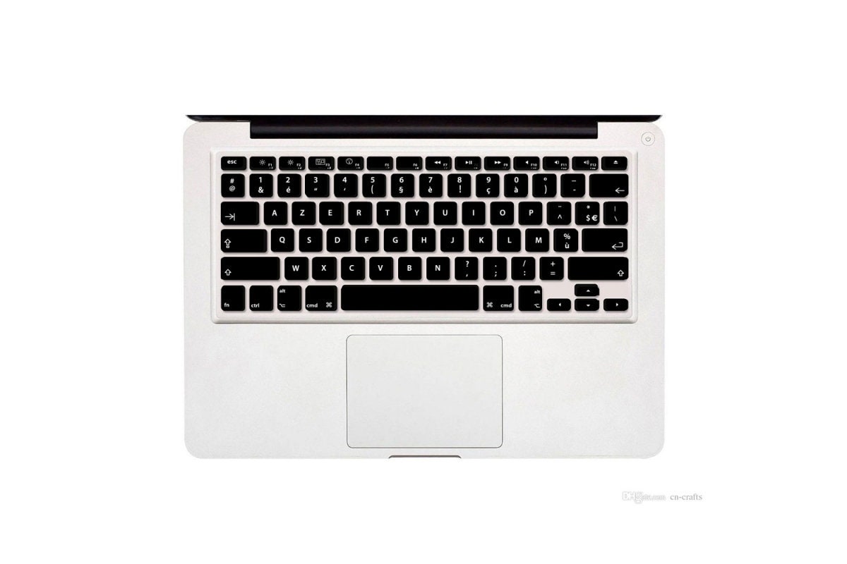 Autocollant Stickers Etiquette AZERTY Pour Clavier Ordinateur PC