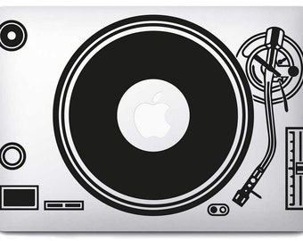 ADESIVI Rettangolo 2 x 7.5 cm-DJ giradischi vinile RECORD COOL Regalo #3238 