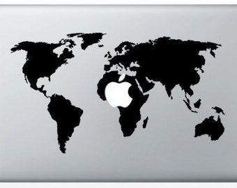 World Map sticker for Mac