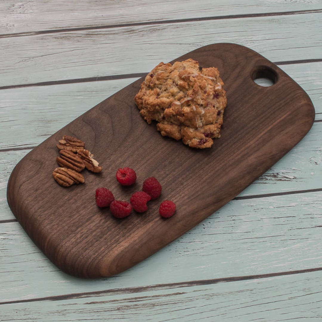 Artisan Line Rounded Rectangular Walnut Cutting Board - Etsy