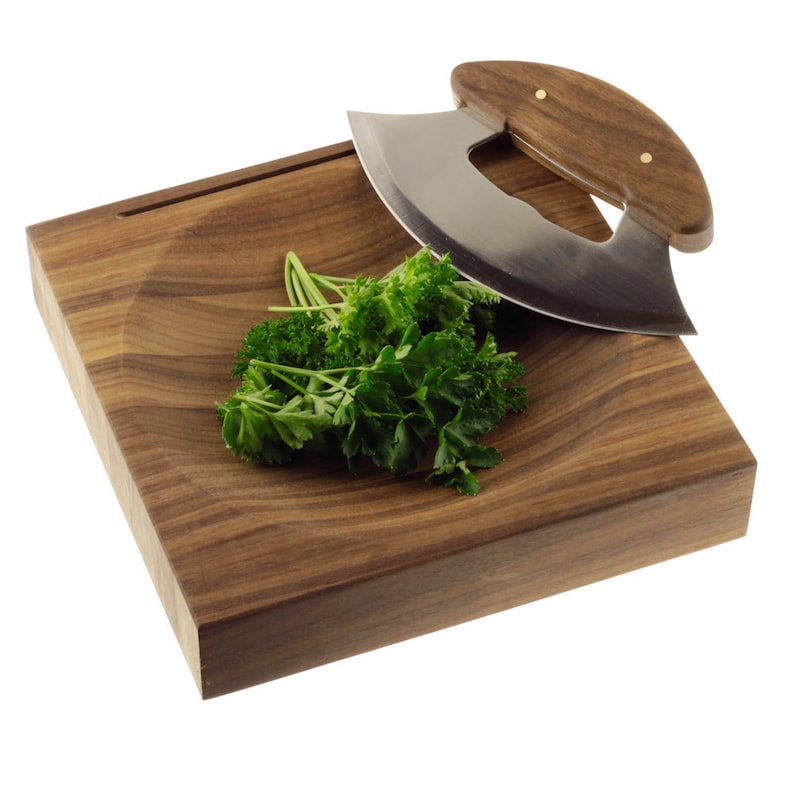 Alaskan Ulu Board and Knife Set Etsy