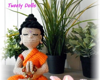 Crochet tutorial in English or Dutch French to make Buddha by Tweety Dolls