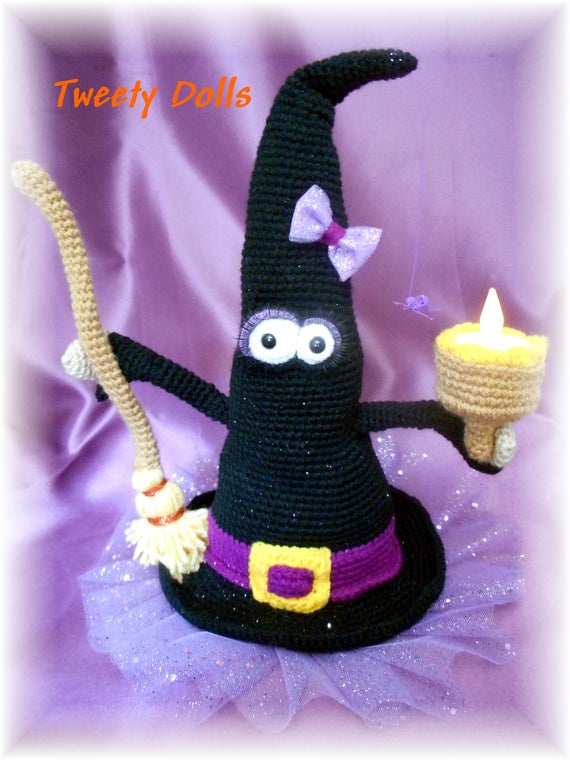 Witchette La Sorcière Qui A Peur Du Noir Par Tweety Dolls Tutoriel Crochet En Français - 