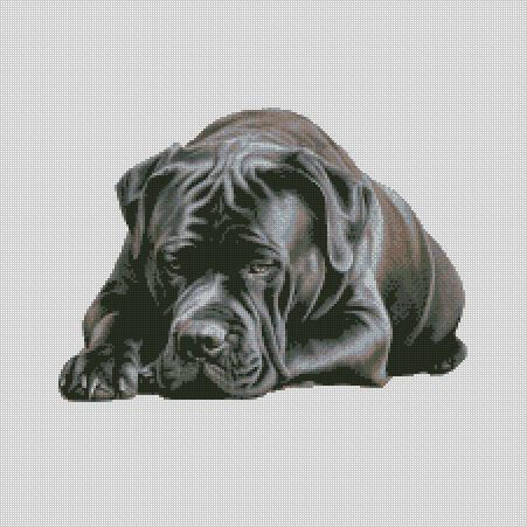 Cane Corso Dog 3 Cross Stitch Chart Instant Download PDF Pattern Keeper ...