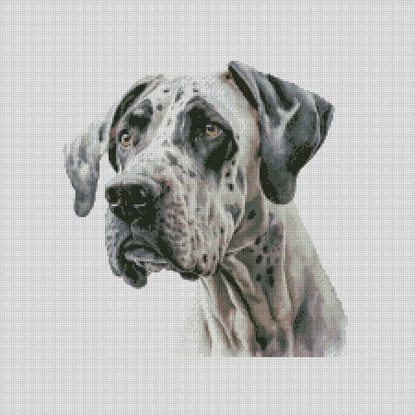 Counted Cross Stitch Chart or Complete Kit Great Dane Dog 5