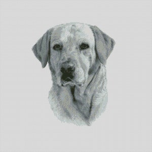 Counted Cross Stitch Chart or Complete Kit Labrador Dog