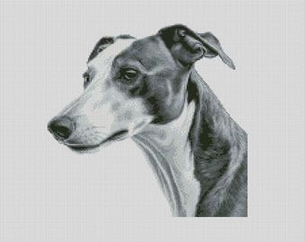 Italian Greyhound Dog 4 Cross Stitch Chart Instant Download PDF Pattern Keeper Compatible