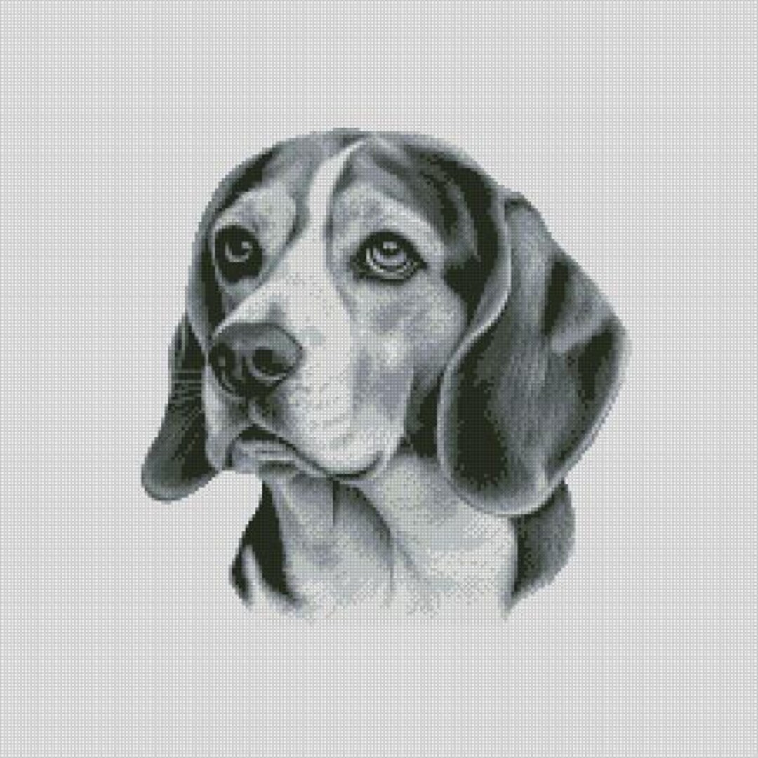 Beagle Dog 2 Cross Stitch Chart Instant Download PDF Pattern Keeper ...