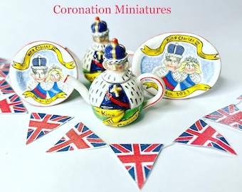 King Charles III Coronation Miniatures  (made to order)
