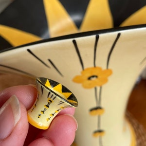 Vaso Myott Art Déco em miniatura