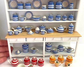 Kitchen Blue & White Miniatures