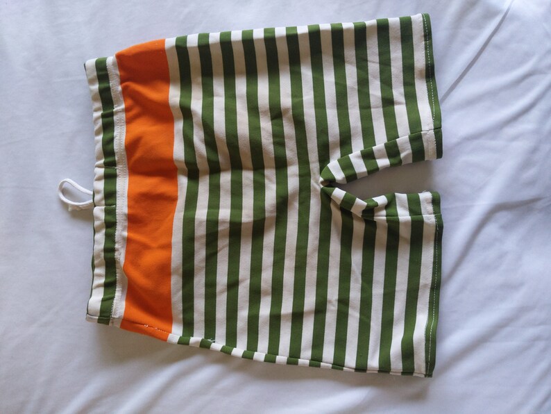 Striped swim bottoms,Vintage Preppy Look Starlet Style Chic Vintage Sailing Shorts