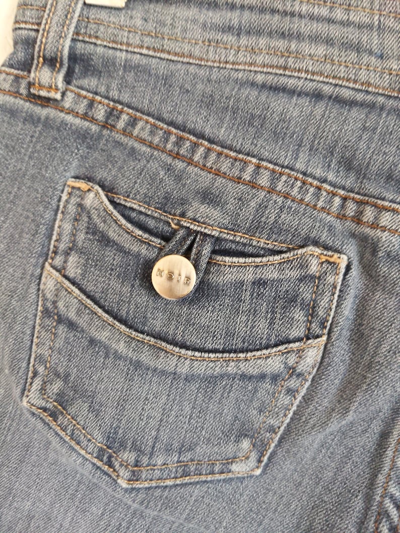 jean shorts with lace Noir brand