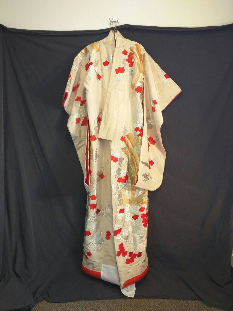 Wedding Kimono Uchikake Vintage Geisha Dress Cherry Blossom | Etsy