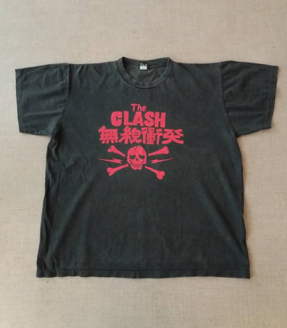 The Clash "Japan" T-shirt, w/back print. Size XL (
