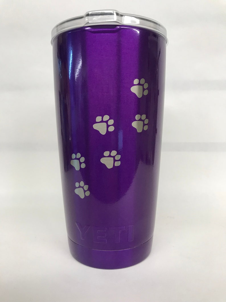 20 oz Candy Pearl Purple Custom powder coated Personalized
