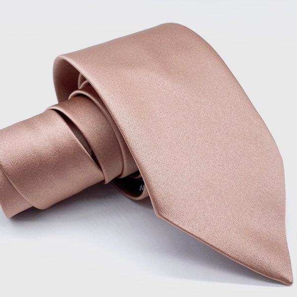 Rose Gold Tie - Etsy