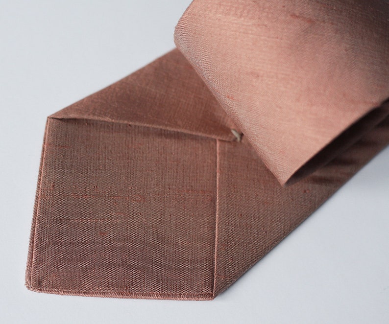 rose gold tie and vest