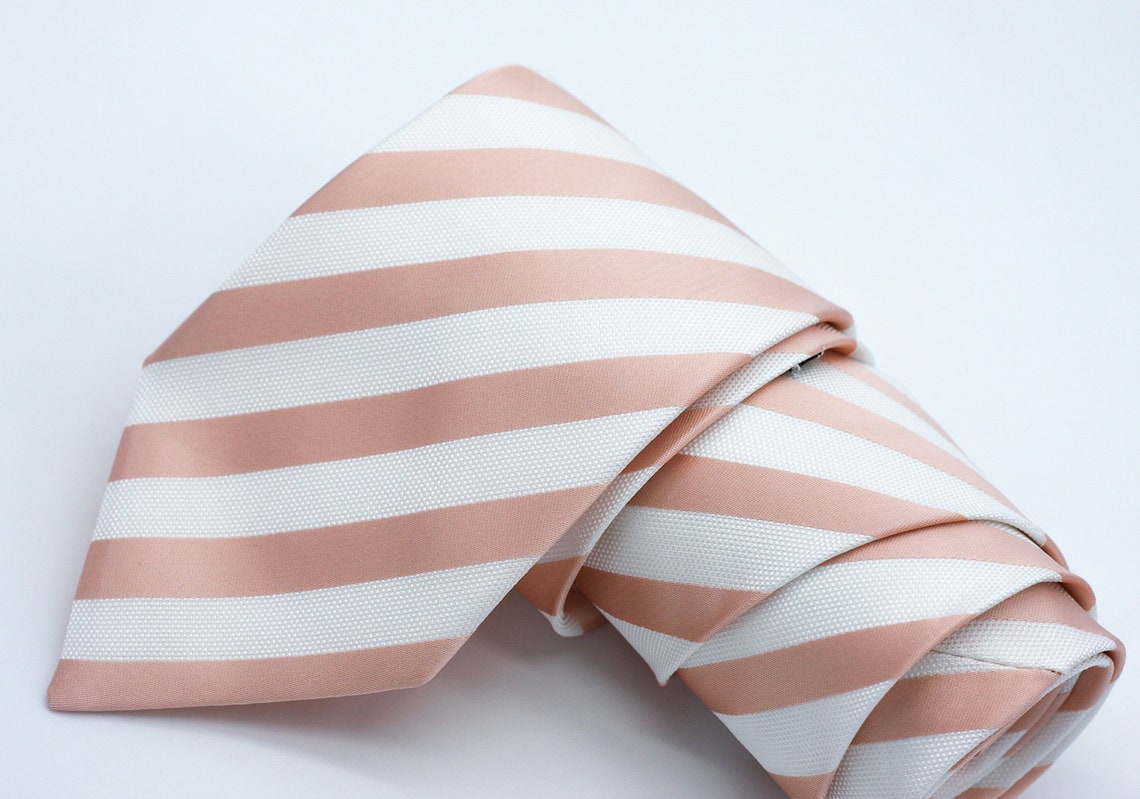 rose gold tie and vest