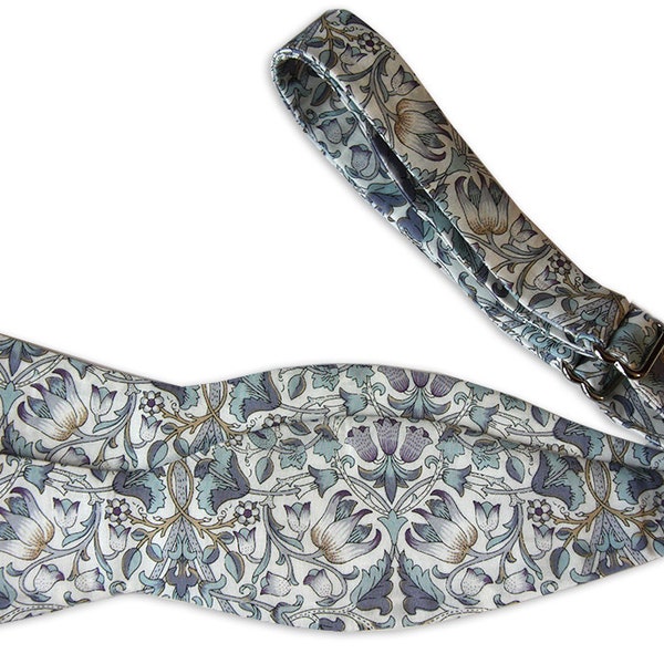 Bow Tie Ivory Serenity Floral, Liberty of London Bow Tie, Selftie Bow Tie