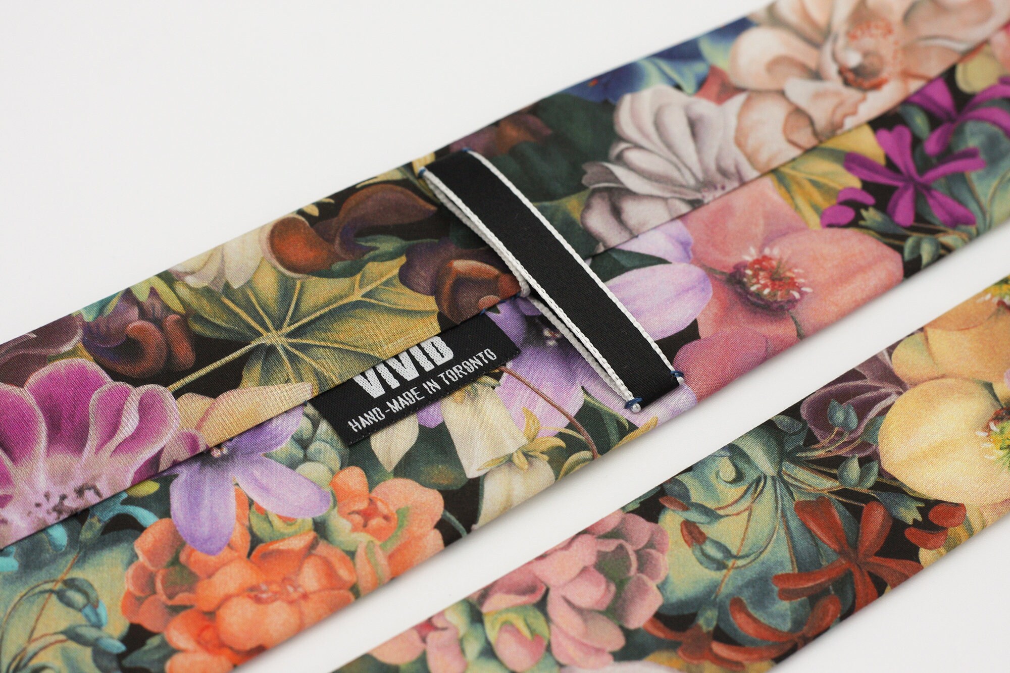 Floral Neck Tie in Multi Liberty of London Rose Gold - Etsy Canada