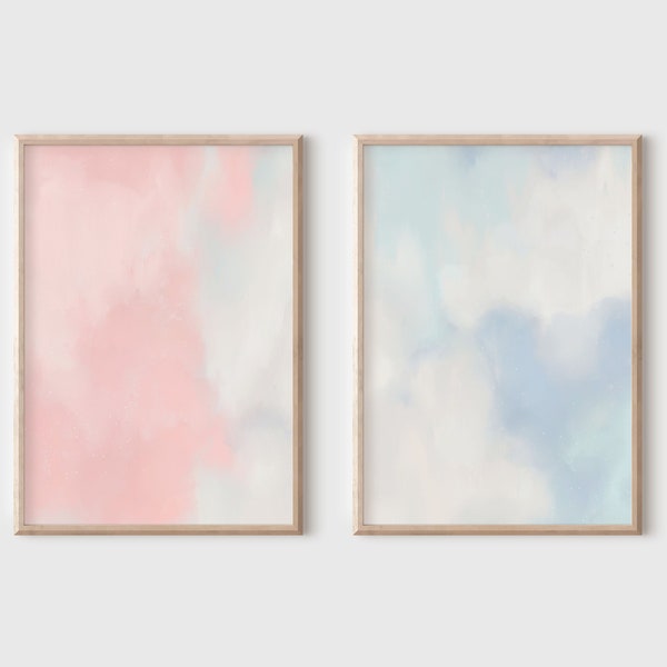 Blue Grey Wall Art Etsy