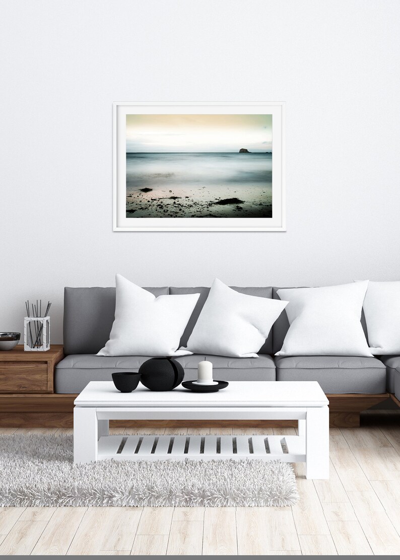 Serene Wall Art Tranquil Ocean Print Seascape Wall Art Etsy