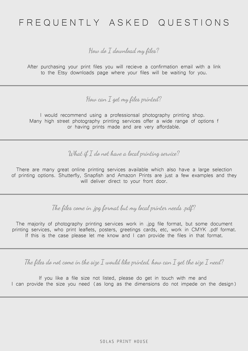 Black and White Prints Line Art Print Set of 2 Printable Etsy