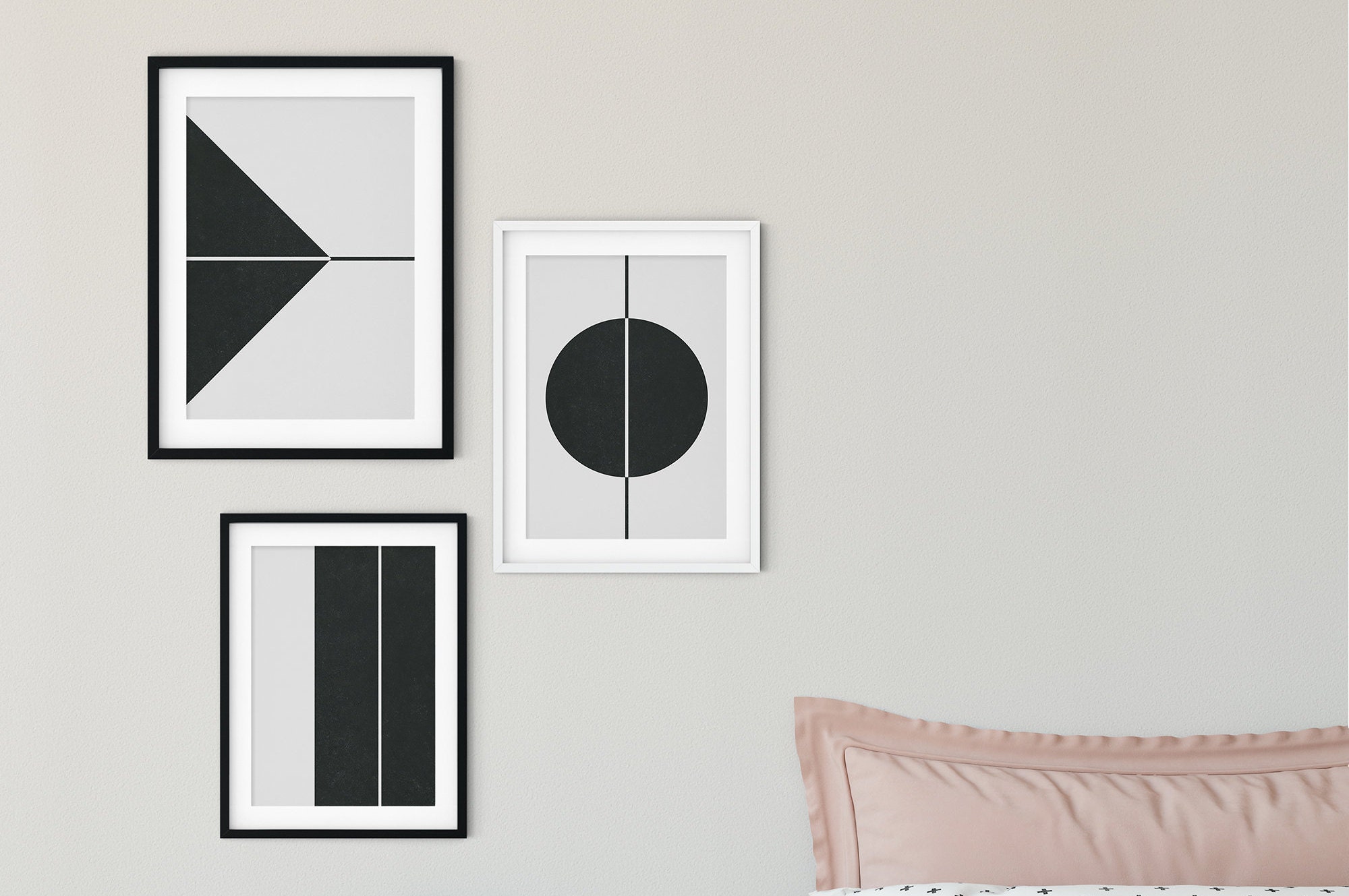 Printable Black and White Minimalist Prints Print Set of 3 | Etsy