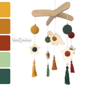 Support Mural Equerre Pour Mobile Bebe En Bois Massif Etsy