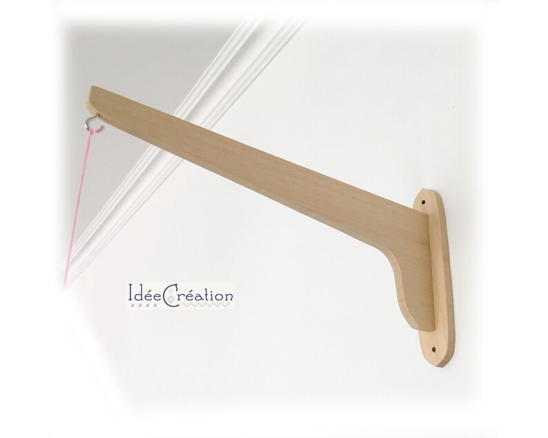 Wall Mount 35 Cm Square For Mobile Baby Solid Wood Stem For Etsy