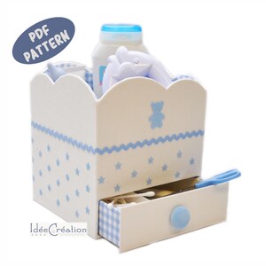 Hoja de cartón “Baby cloud box”, para descargar en PDF